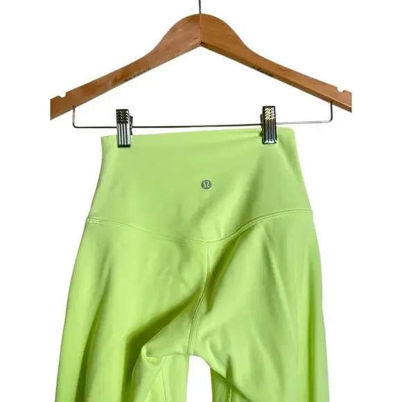 Lululemon Athletica Women Align High Waisted 27" Pants Yoga Fitness Size 2 Green - Picture 6 of 6